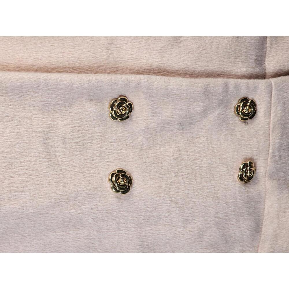 Betsey Johnson Pink Pea Coat XS - Picture 2 of 9